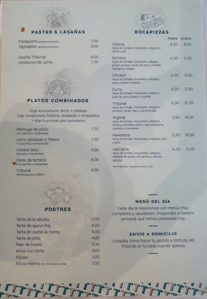 Café Restaurante Tribunal Menu - Image 3