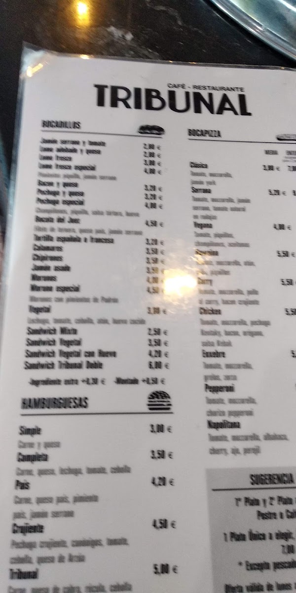 Café Restaurante Tribunal Menu - Image 4